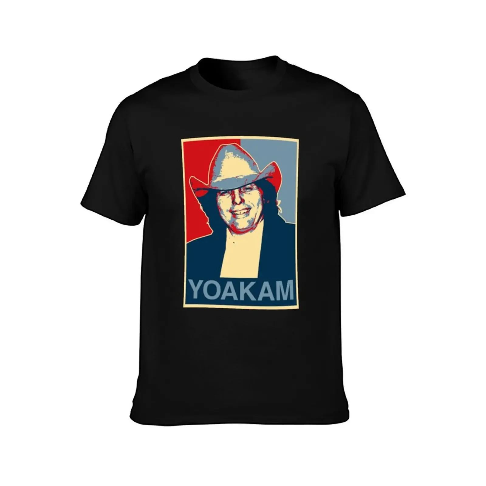 Футболка Dwight Yoakam забавные футболки с мемми хлопковые рисунком мужская футболка