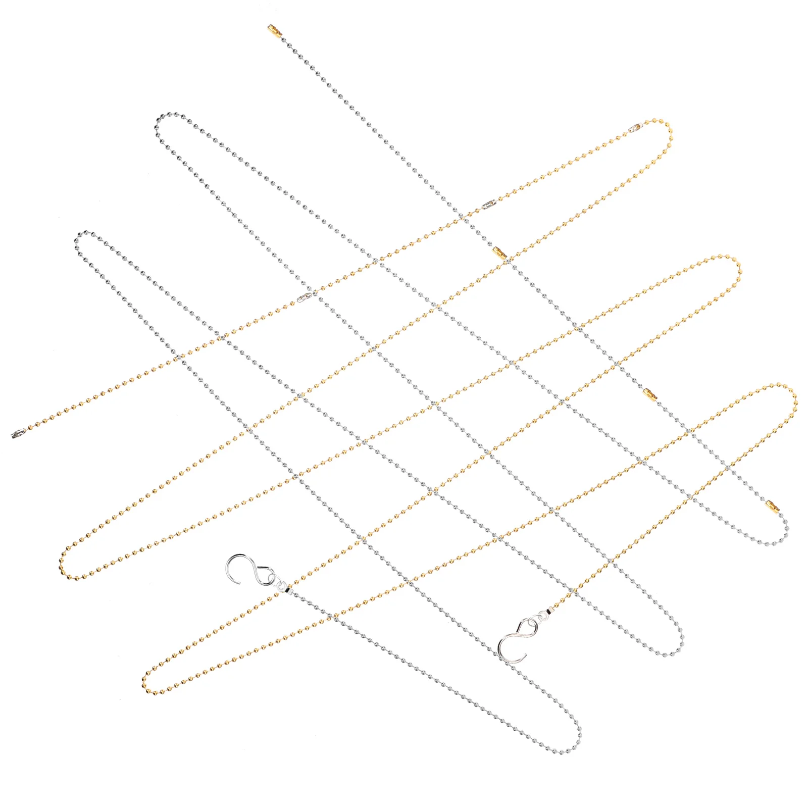 

2 Pcs Multi-functional Volleyball Tool Nets Chain Locator Umpire Gear Measure Supplies Stainless Steel Sports Equipment