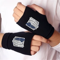 anime attacking giant cosplay half finger keyboard gloves fingerless gloves half gloves keep fashion warm items