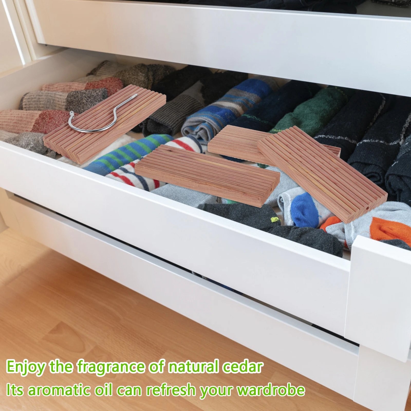 12/24 Шт. Кедровые Блоки Натуральный Камфорный Ароматический Репеллент От