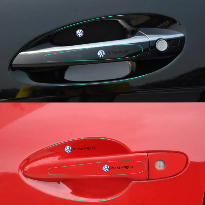 8 шт. автомобильные наклейки на дверные ручки