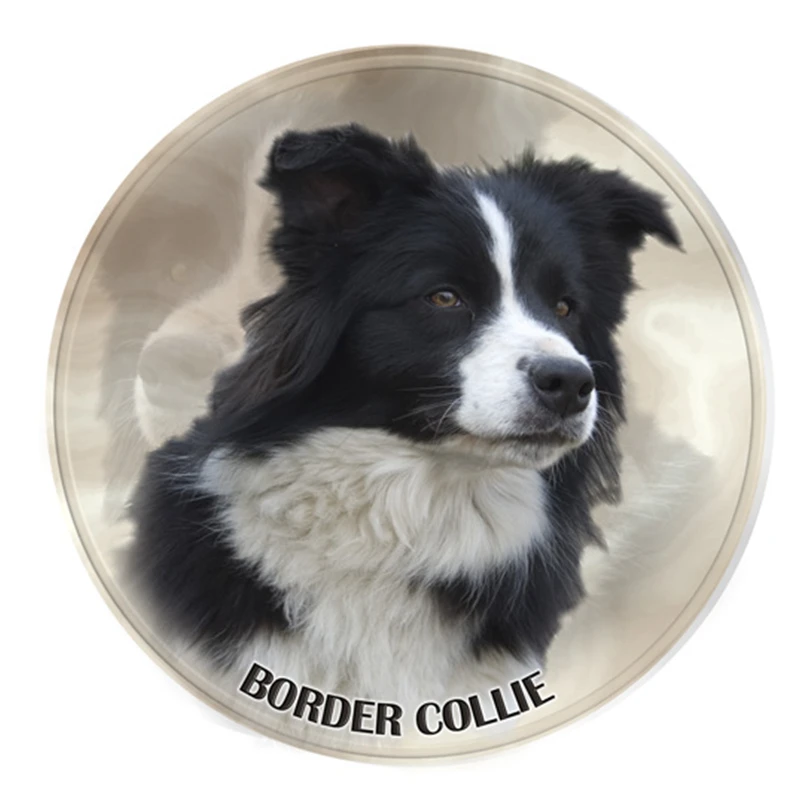 

Fuwo Trading Various Sizes PVC Decal Border Collie Dog Pet Animal Car Sticker for Bumper Rear Window Laptop Refrigerator Toilet