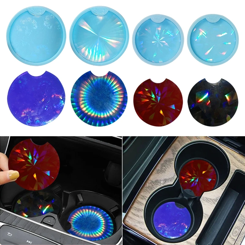 

4 шт./1 шт., круглая силиконовая форма «сделай сам»