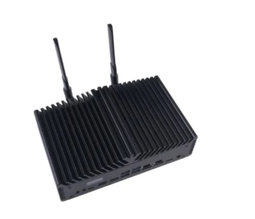 

Jetson SUB Mini PC-Black with Jetson Xavier NX module OLED screen passive heat dissipation design no-fan designing 256GB SAT