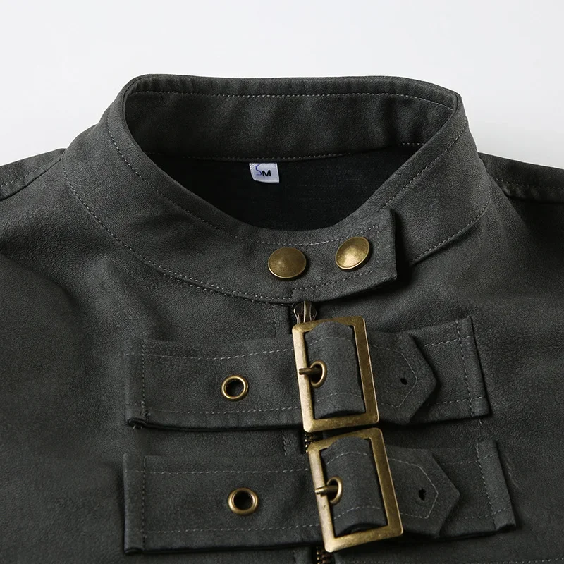 Куртка из искусственной кожи женская осенне-весенняя куртка с