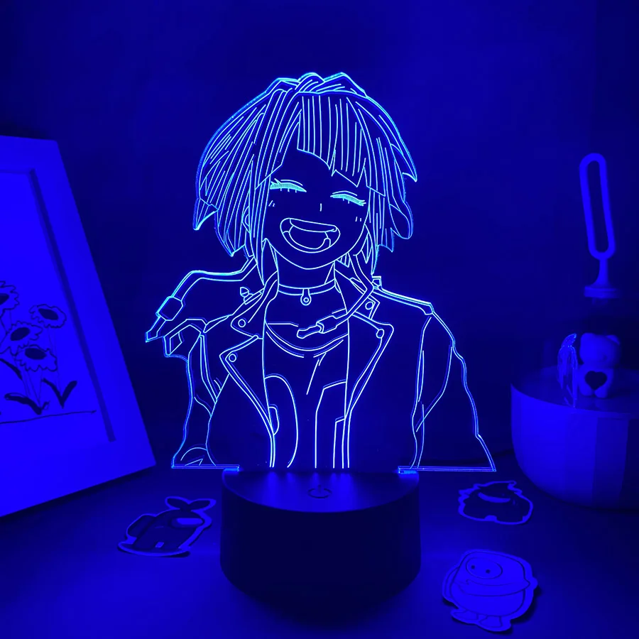 

Аниме-фигурка Kyouka Jirou, 3D Светодиодная подсветка, яркий подарок для друга, женщины, украшение для спальни, манга, моя геройская академия, Отаку...