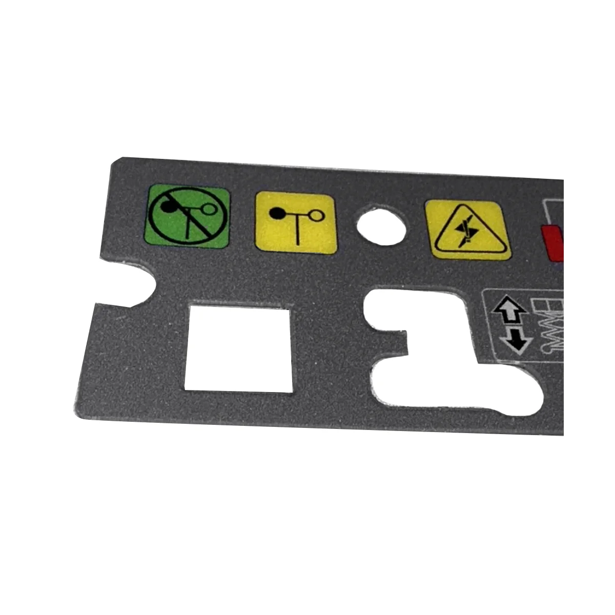 1001091275 ярлык верхнего монтажного модуля для подъемников JLG наклейки воздушных