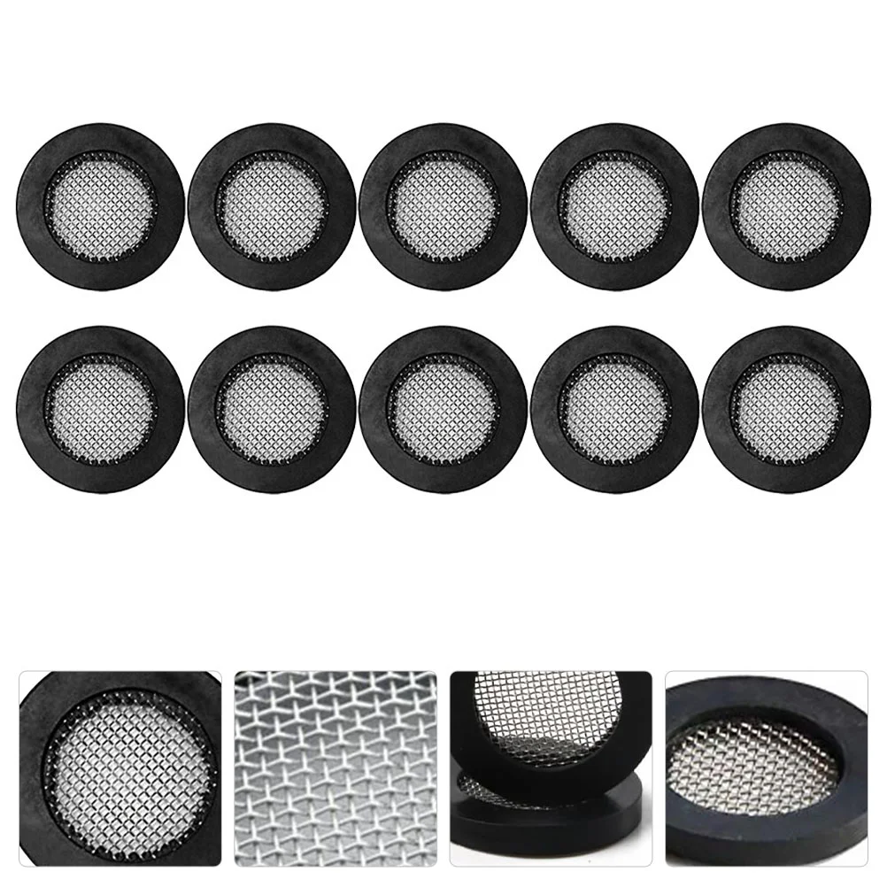 

50 шт., резиновая прокладка с сетчатым фильтром из нержавеющей стали 304