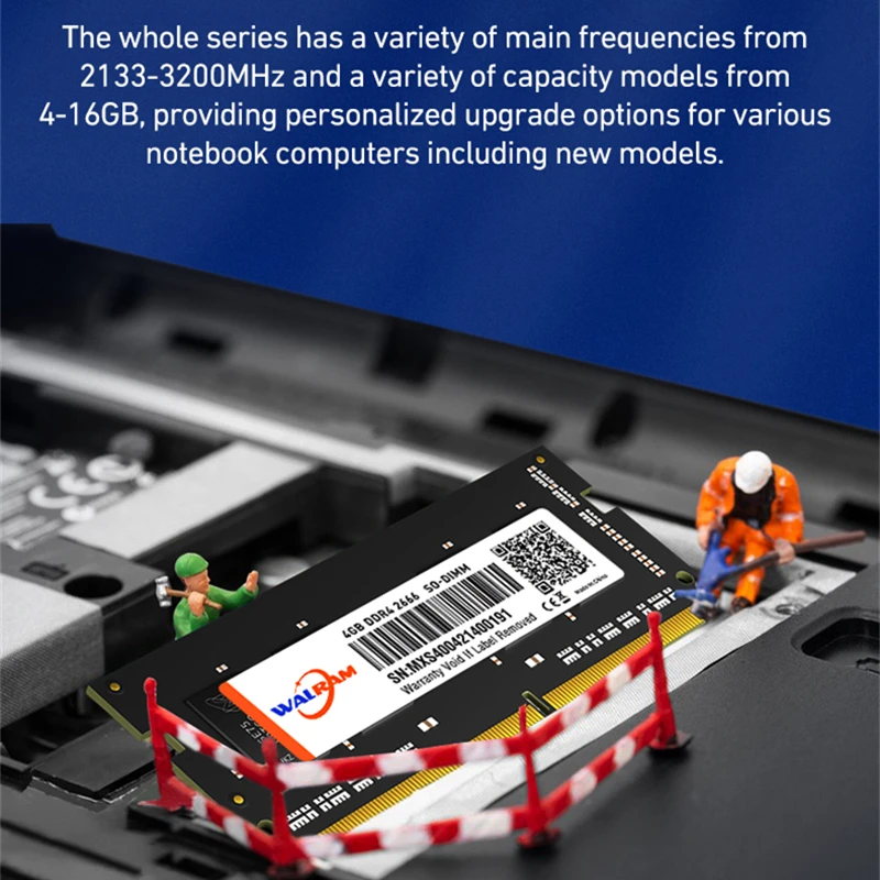 WAL Оперативная память DDR3 DDR3L DDR4 2 ГБ/4 ГБ/8 ГБ 1333 1866 1600 МГц 12800S ноутбук памяти Модуль