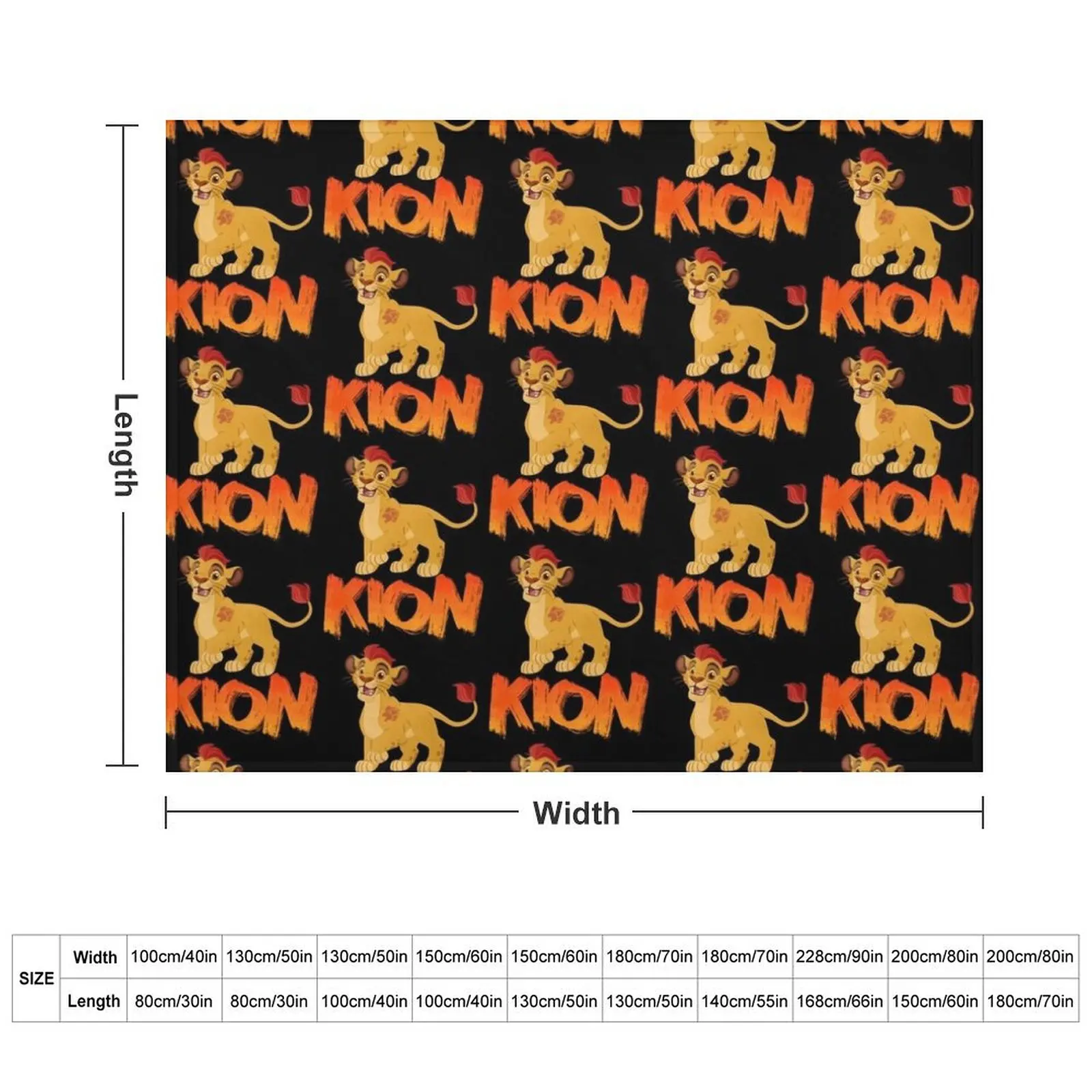 Одеяло Lion Guard-Kion Мягкие пляжные одеяла