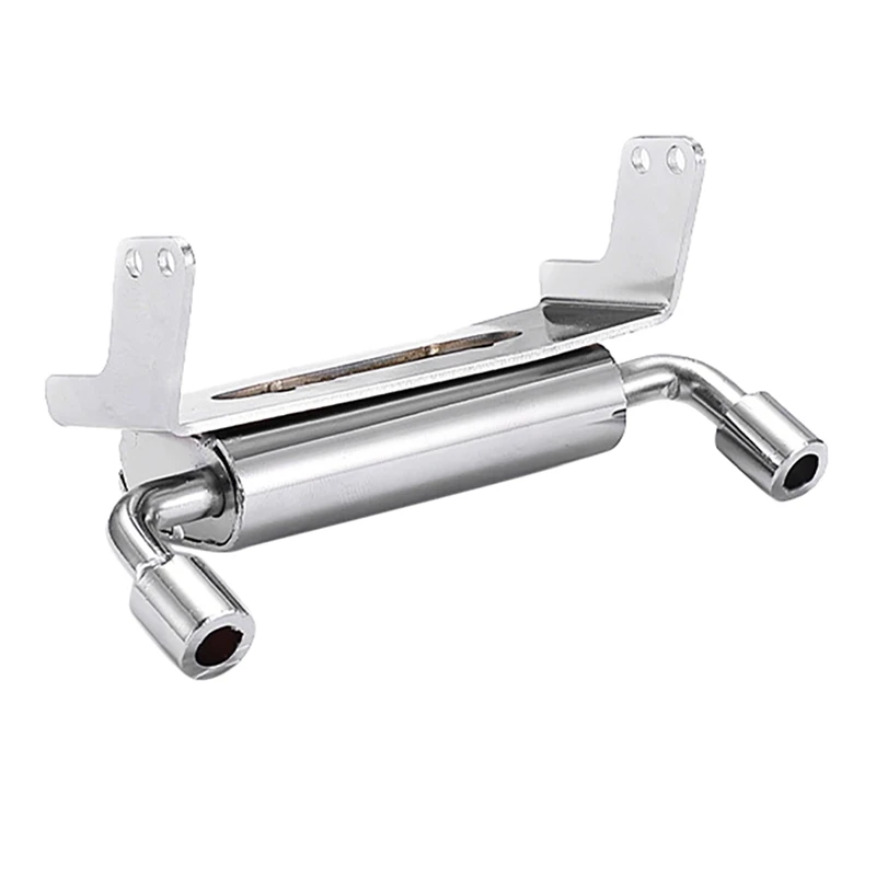 

Metal Exhaust Pipe Gas Vent Exhaust Manifold Fuel Tank for Traxxas TRX4 92076-4 Ford Bronco RC Crawler Upgrade Parts