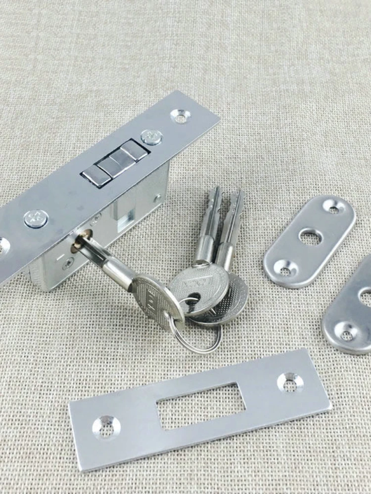 

Invisible/Mortise lock,Pull gate Hook lock,Alloy lock body,For Framed glass door,strong, durable,Door hardware
