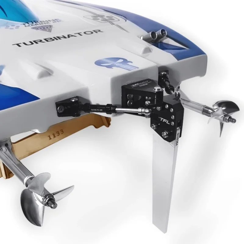 Алюминиевый руль TFL для газовой лодки RC CAT Brussels Boat