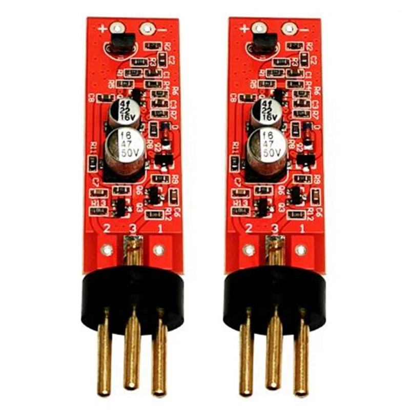 

HFES 2X Diaphragm Baby Bottle Condenser Microphone DIY Production Repair Modified Circuit Board With Plug