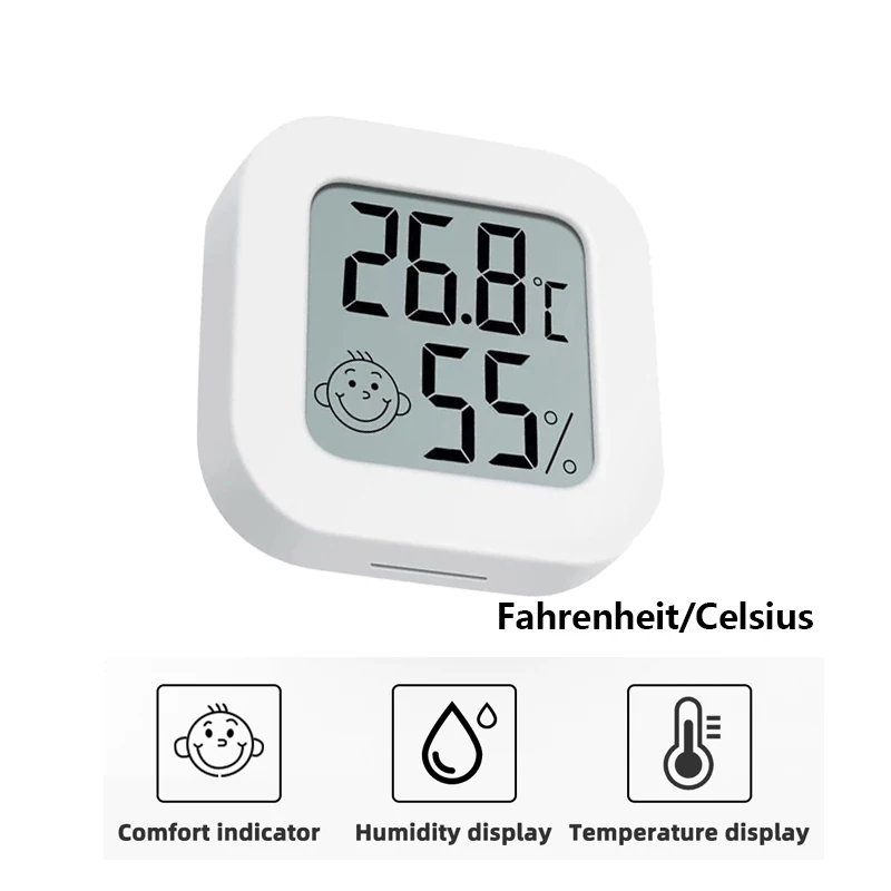 

Цифровой термометр-гигрометр с ЖК-дисплеем