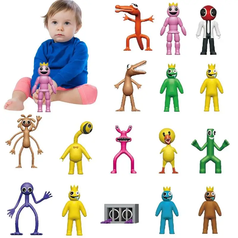 

2022 Christmas Advent Calendar Rainbow Pals Figures Anime Model Dolls Colourful Anime Figure Horror Games Children Toys Gift