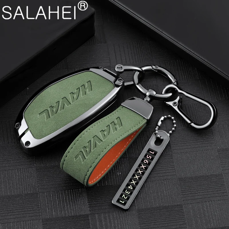 

Car Remote Key Fob Case Full Cover Shell Bag For Haval H9 F7x H5 H3 Great Wall 5 3 M2 H6 Coupe M4 H2 6 2022 Keychain Accessories