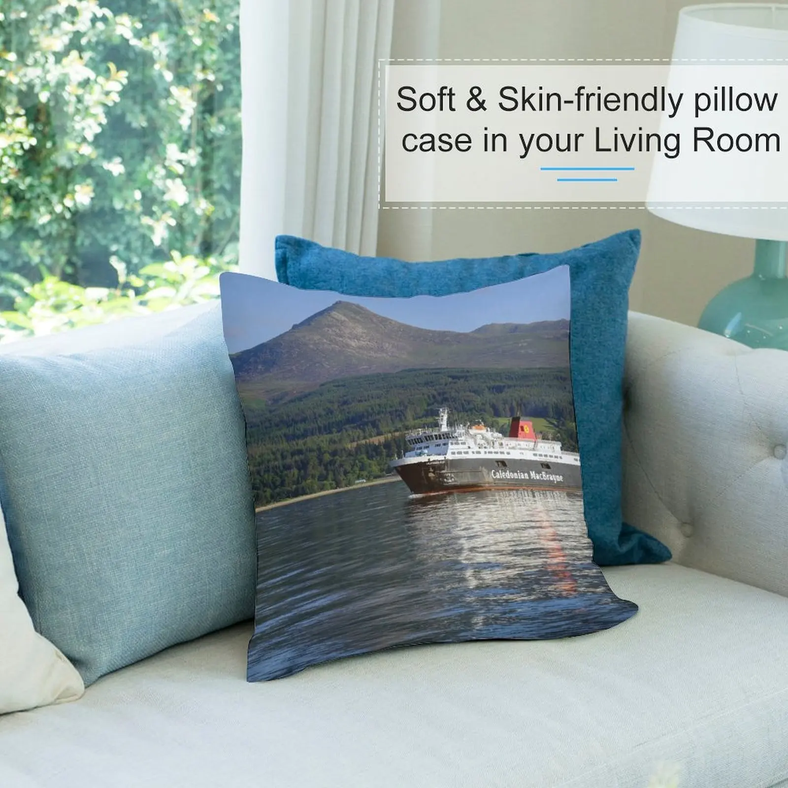 Новогодняя декоративная подушка MV caledian Isles бродик-Гавань остров Ариан