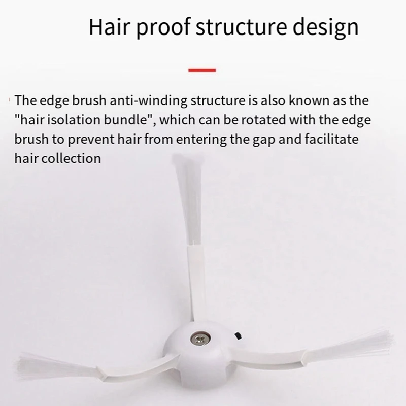 Замена основной щетки для робота-пылесоса Xiaomi MI 2 Roborock S50 S51 запчасти пылесоса