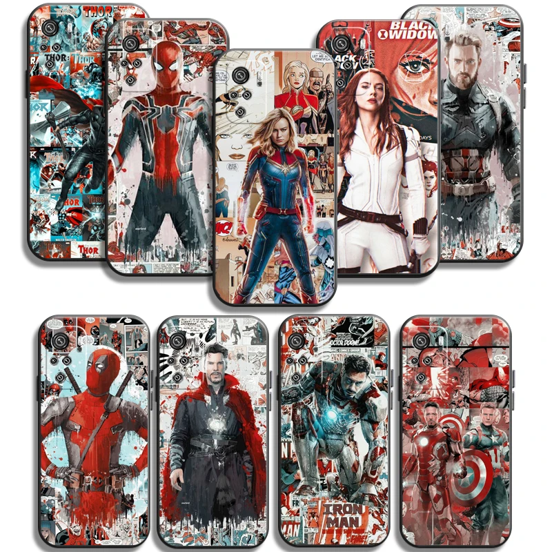 

Marvel Iron Man Phone Cases For Xiaomi Redmi 9AT 9 9T 9A 9C Redmi Note 9 9 Pro 9S 9 Pro 5G Cases Funda Soft TPU Coque Carcasa