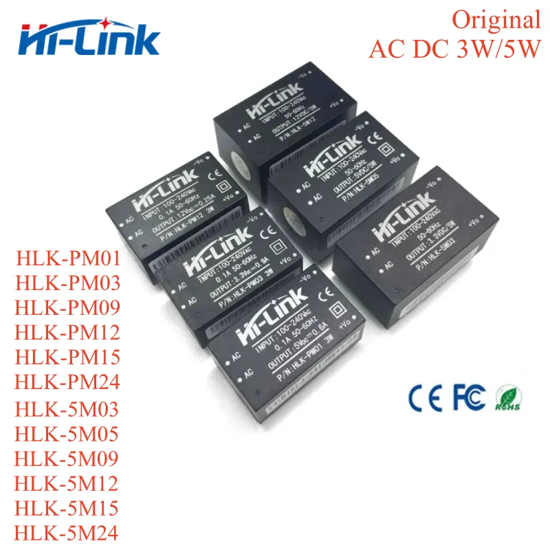 

Модуль питания AC-DC от 220 В до 5 В, 3,3 В, 12 В, 5 В, понижающий модуль переменного и постоянного тока