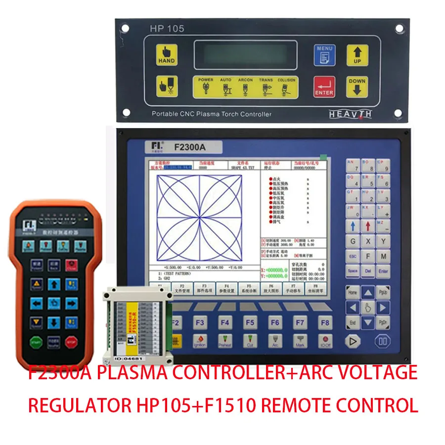 Плазменный контроллер F2300A + регулятор напряжения дуги HP105 F1510 оборудование для