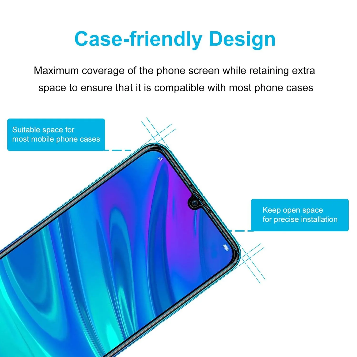 2/4Pcs Screen Protector Glass For Huawei Honor 10 Lite 10i Tempered Glass Film