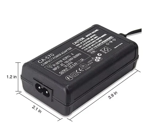 Адаптер переменного тока CA-570 CA570 CA570K для цифровой камеры Canon XC10 ZR60 ZR65MC ZR70MC ZR80 ZR85 ZR90