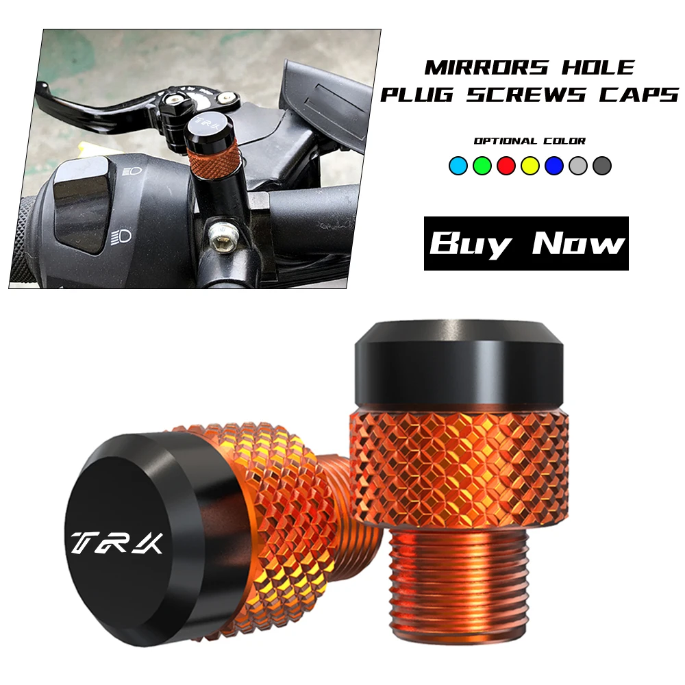 

TRK502X Motorcycle M10*1.25 Mirror Hole Plug Cover Screw For BENELLI 502C 752S TRK 502 502X 251 Leoncino 500 250 TNT 125 300 600