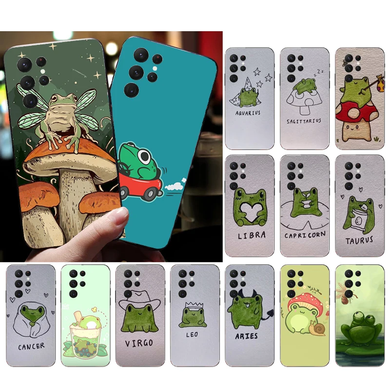 

Phone Case for Samsung Galaxy S23 S22 S21 S20 Ultra S20 S22 S21 Plus S10E S20FE Note 10Plus 20Ultra Frog creature Case