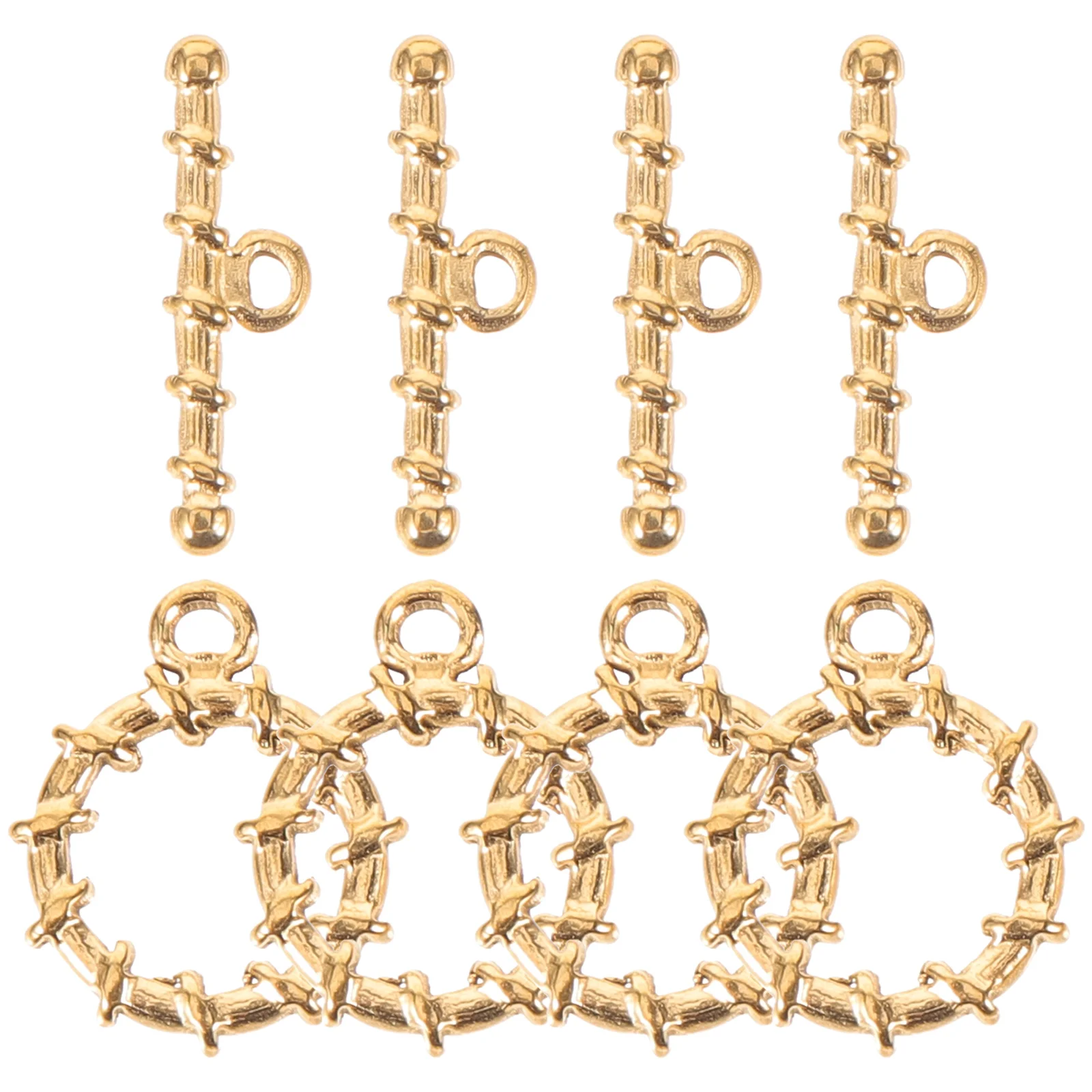 

Jewelry Making Supplies Stainless Steel Toggle Clasps Bracelet DIY Necklace Connecting Buckles