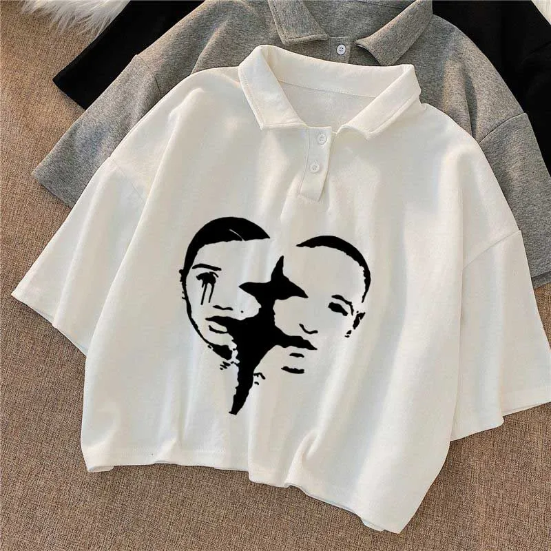 

Women's T-shirt Y2K clothes 2000s Kawaii Harajuku Fairy grunge vintage graphics clothes crop top E-girl Aesthetic EMO tops