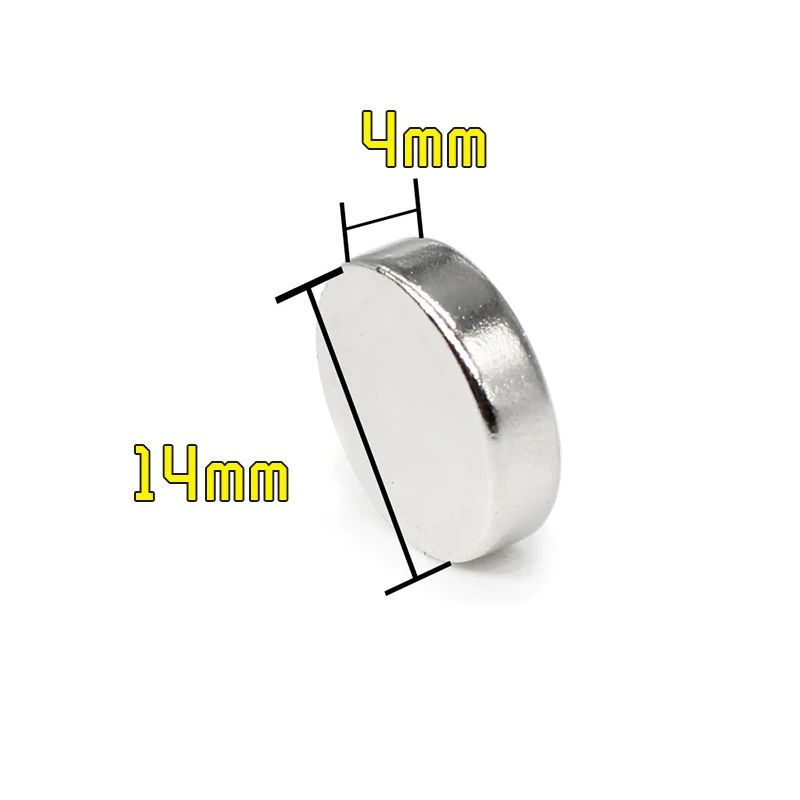 

5/10/20/50/100PCS 14*4 mm Disc Round Neodymium Magnets N35 14x4 mm Strong Powerful Magnets Permanent NdFeB Magnet Disc 14mm*4mm