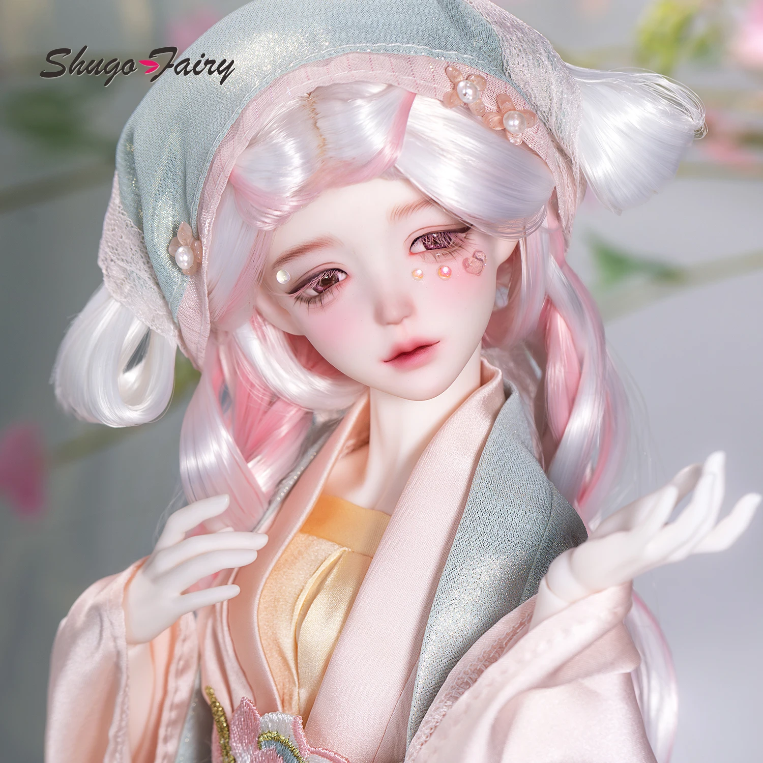Фото Кукла BJD ShugaFairy 1/4 Elaina C Fullset Eastern Song Beizi Summer Fairy с изогнутыми улыбающимися глазами, голова из смолы, шарнирная, на заказ №2