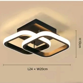 Потолочный светильник LDE, современная простая креативная лампа для гостиной, спальни, кабинета, коридора, крыльца, украшения Умного Дома