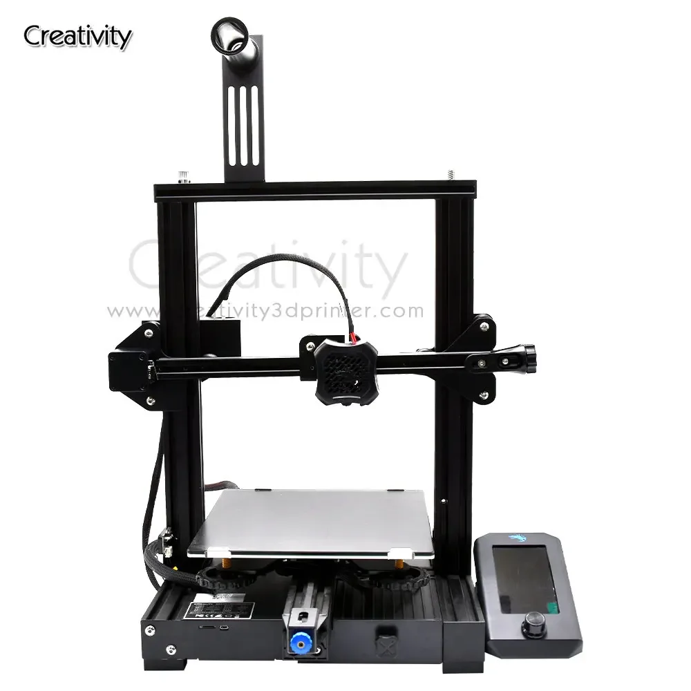 Ender 3 V2 Полный комплект экструдера с охлаждающим вентилятором 24 В силиконовой