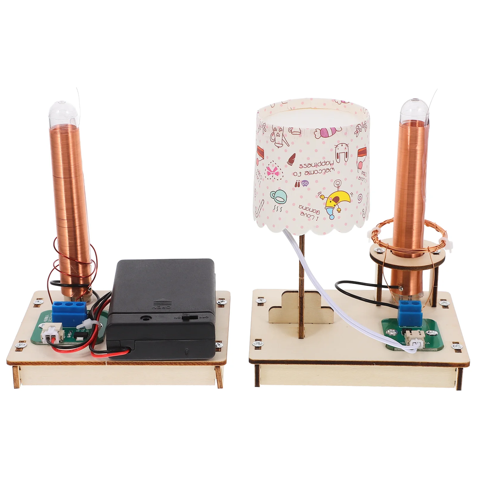 Набор беспроводной передачи энергии детские игрушки набор настольных ламп