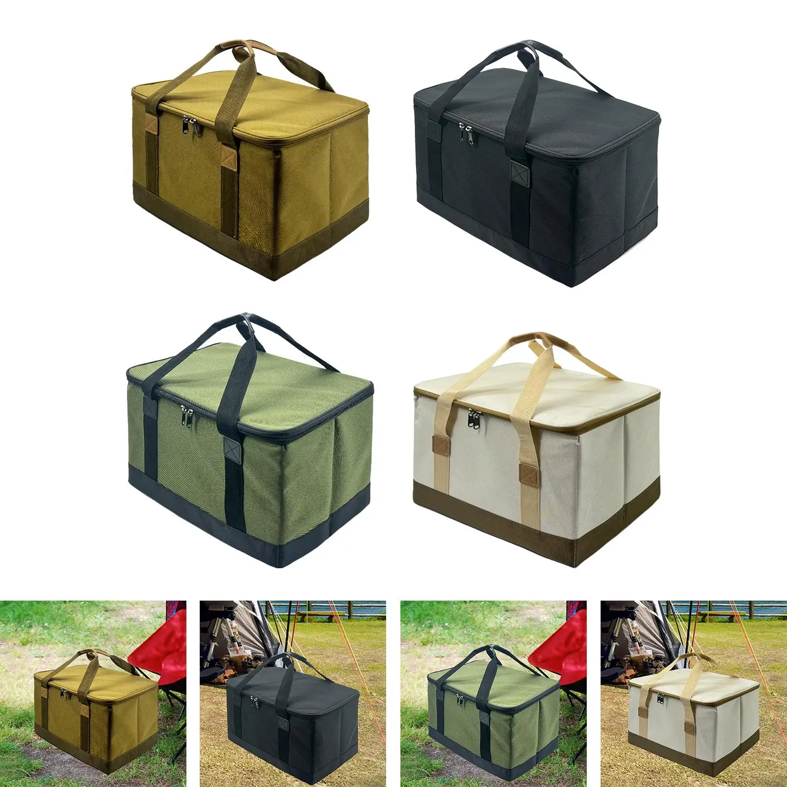 Сумка для кемпинга посуды складная сумка переноски гриля пляжа работы поездок