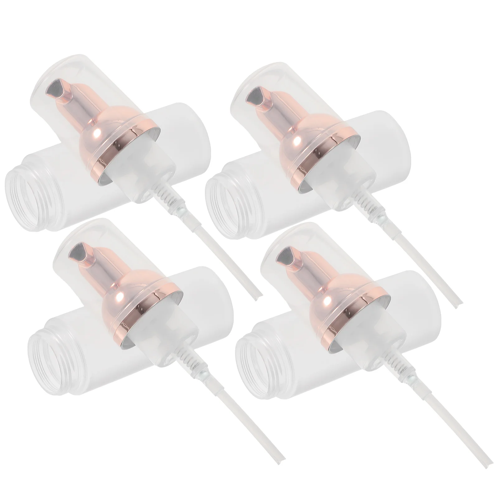 

4 Pcs Bubble Bottle Hair Shampoo Foaming Bottles Travel Paozi Small Sub Liquid Home Use Containers The Pet Frosted