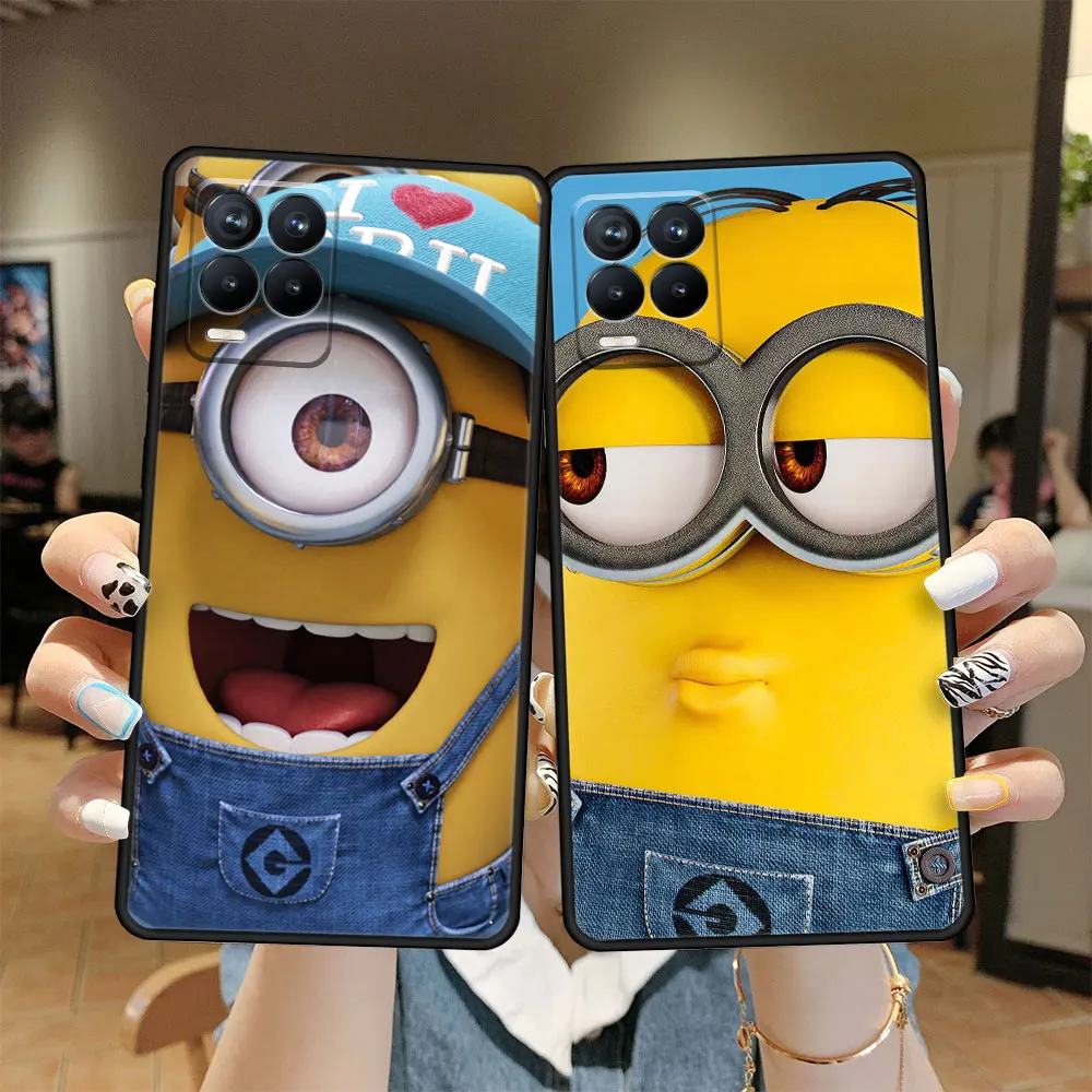 

Case for Realme C21 9 7 C21Y 8 Pro 6 C15 C3i C11 GT2 Neo2 Narzo30A GT Neo 8i Silicone Capa Phone Despicable Me Minions Cute