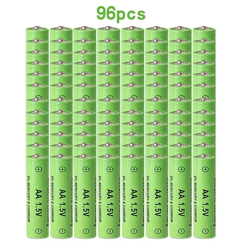 2024 AABattery 9800 мАч Аккумуляторная батарея NI-MH 1 5 В AA Подходит для часов мышей