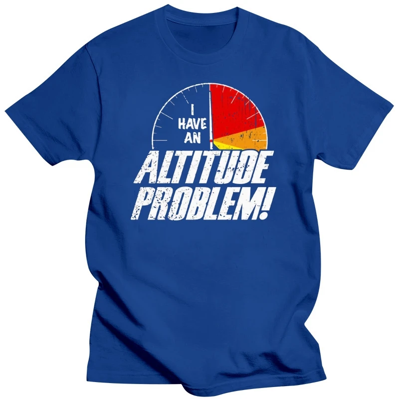 Мужская забавная футболка для прыжков с парашютом «Altitude Problem», свободный осенний парашютный полк для молодежи, среднего возраста, старый (art.: 3920cbf8043c8) - 3920cbf8043c8