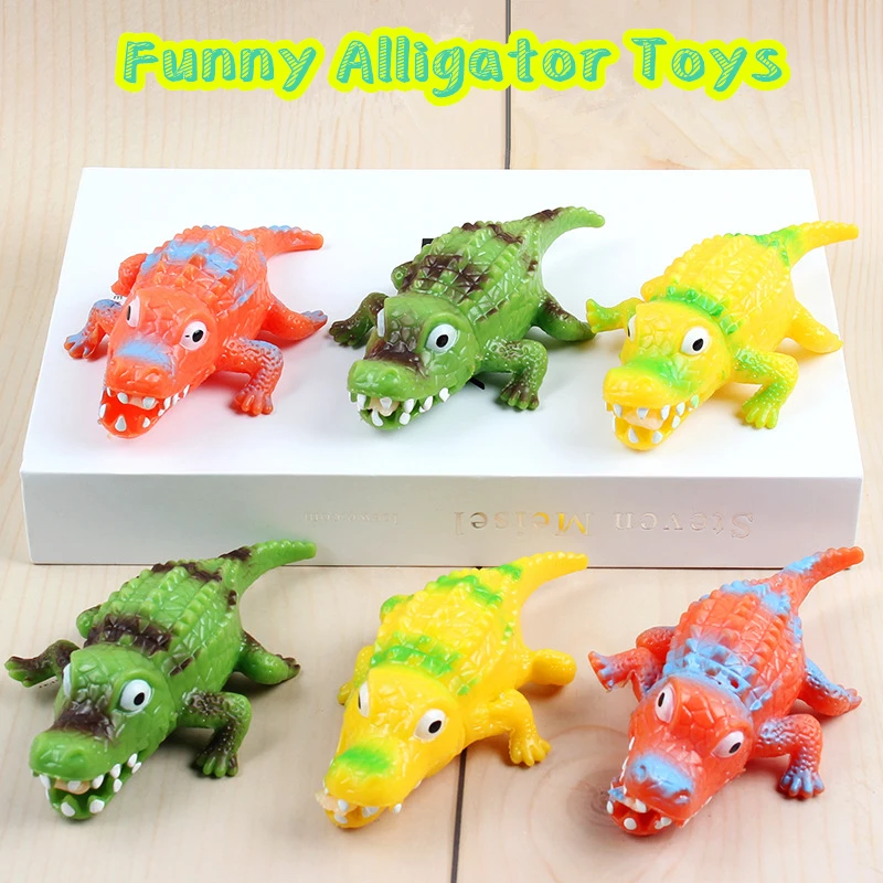 

Decompression Fidget Antistress Sensory Stress Reliefing Novelty Vent Crocodile Eating Leg Toys Squeeze Animal Toy