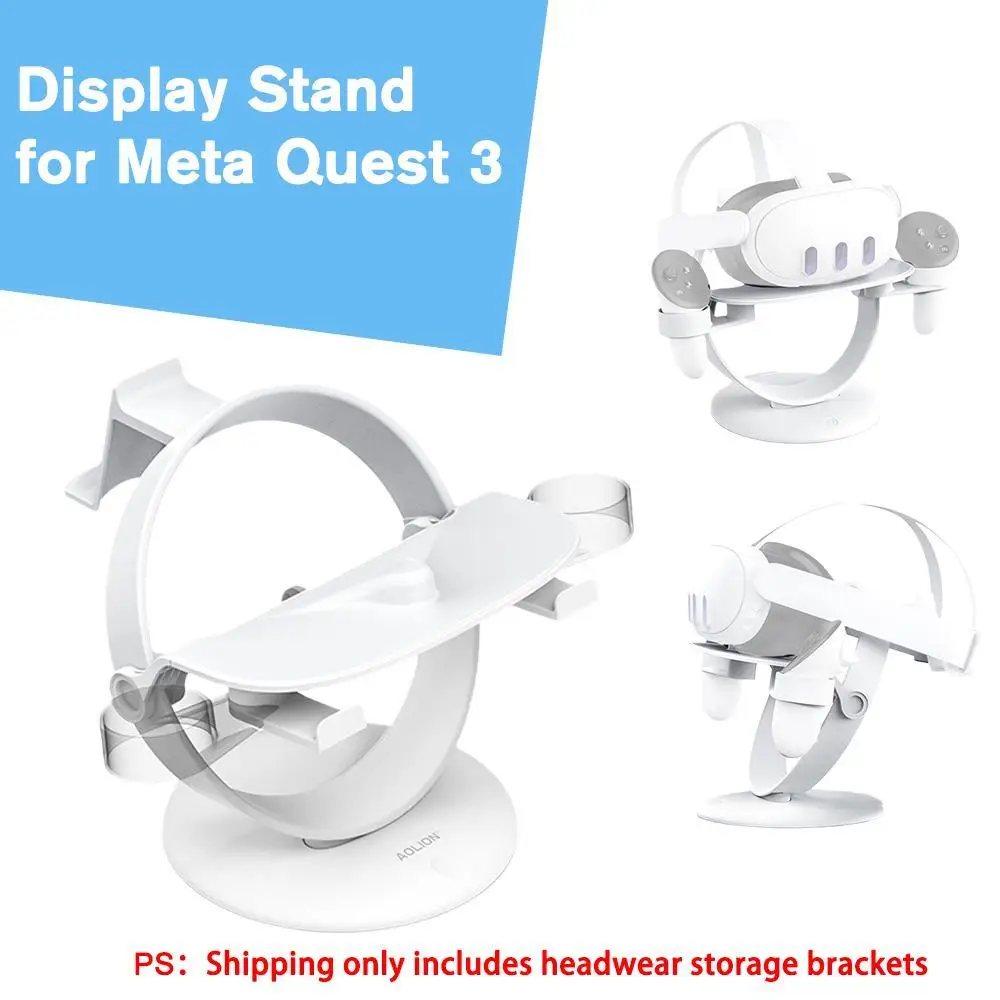 

Display Stand For Meta Quest 3 Controller Headset Holder VR Display Stand Accessories For Meta Quest 3 / Quest 2 VR Holder