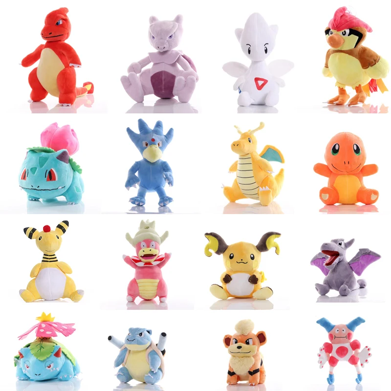 

Pokemon Stuffed Plush Toys 20/25CM Kawaii Pikachu Jenny Turtle Anime Doll Kids Birthday Christmas Gift Original Genuine