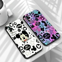 disney mickey mouse phone cases for xiaomi redmi note 8 9 pro note 9s 8t back cover unisex shell shockproof luxury ultra coque