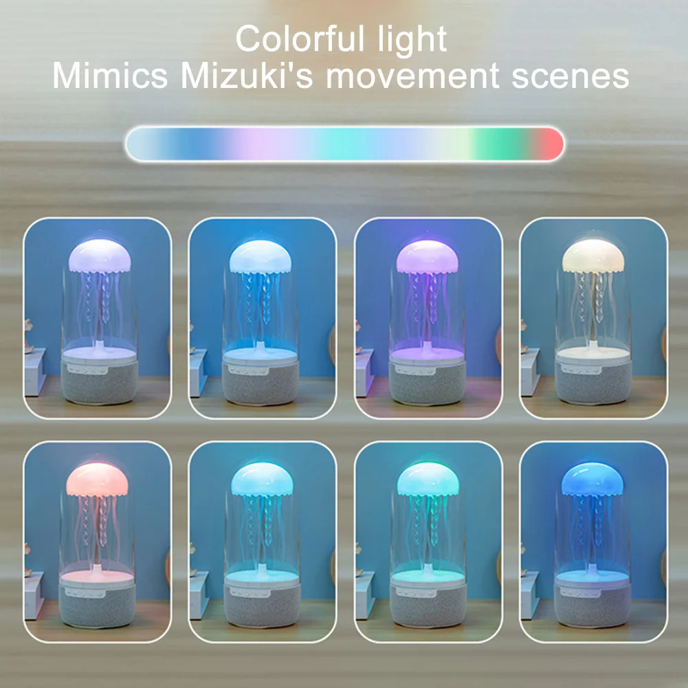 Ночник в виде медузы с Bluetooth-совместимым динамиком Hi-Fi стерео светодиодный