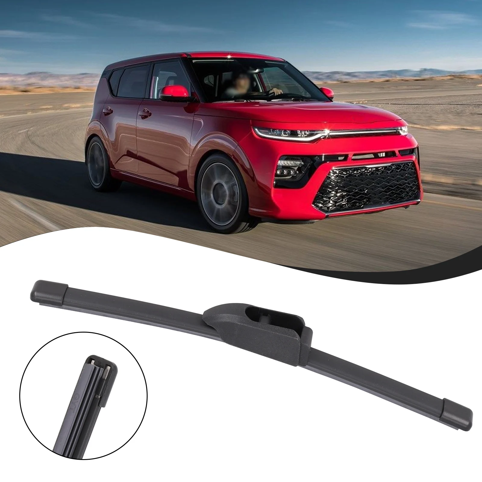 

Задняя щетка стеклоочистителя для Kia Soul 2019-2023, сменные детали, черный 98850-K0000, автомобильная фотография