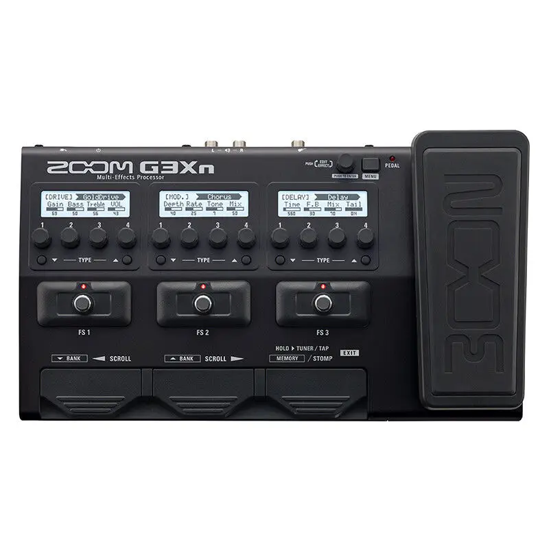 

Zoom Electric Guitar with Pedal Multi Effects Device Guitar Effector with Drum Machine New G3xn with Pedal