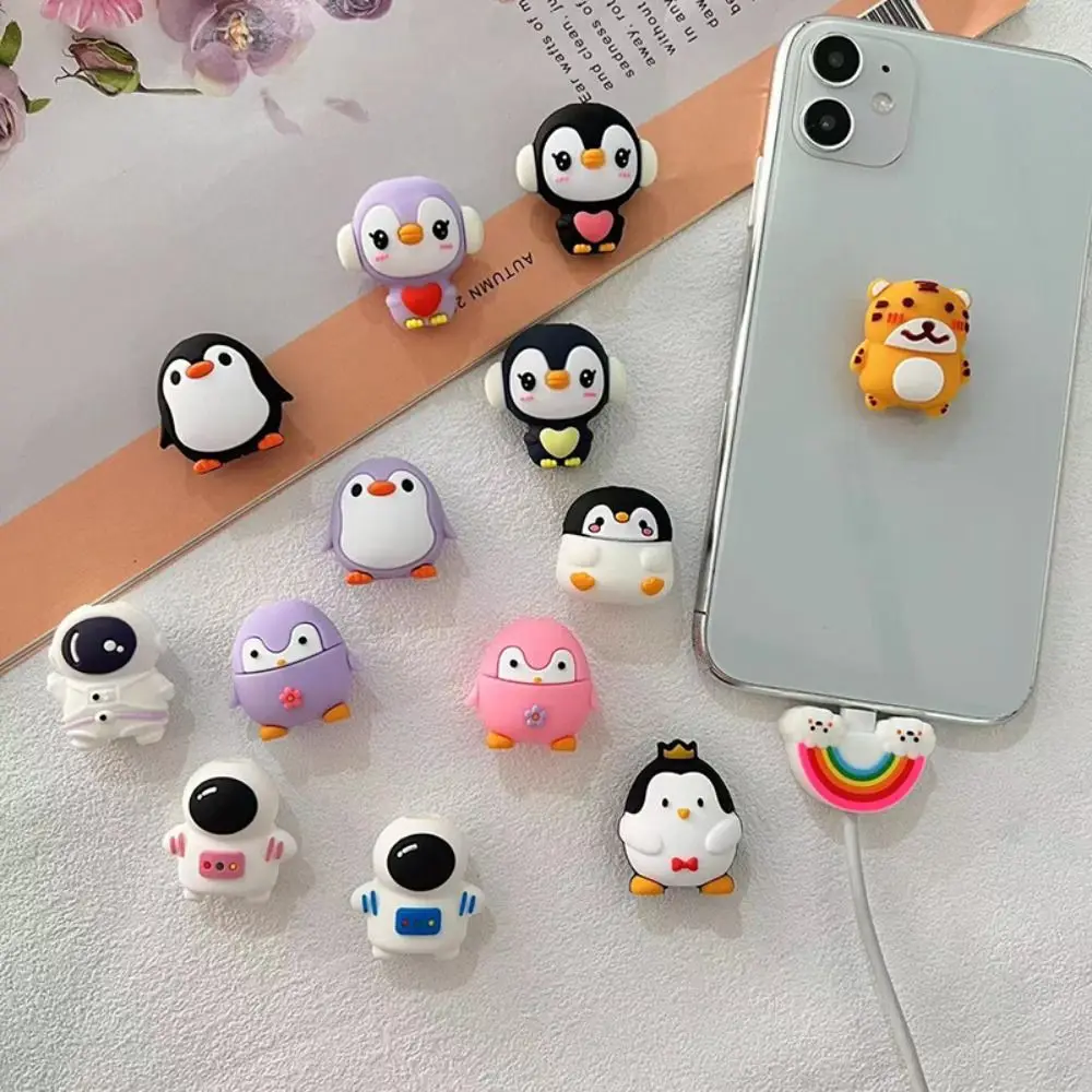 

Cartoon Cute Silicone Cable Bite Cable Protector Wire Winder Data Line Cord USB Charging Protective Cover Tube Cable Organizer